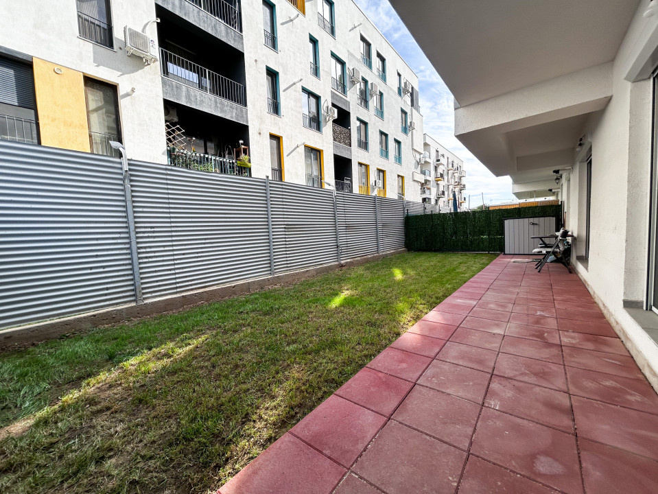 SUPERB: 50mp + curte privata 60mp, bloc 2023, la cheie!