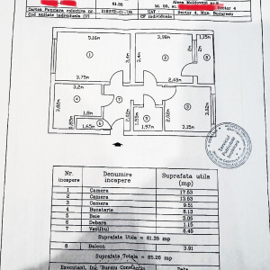 3 cam | Decomandat | Mobilat si Utilat | STB la 3 min | Etaj 4