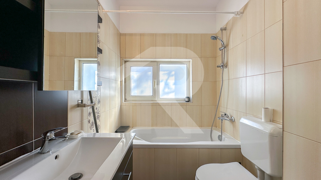 Brancoveanu, ap cu 2 camere de inchiriat, centrala proprie